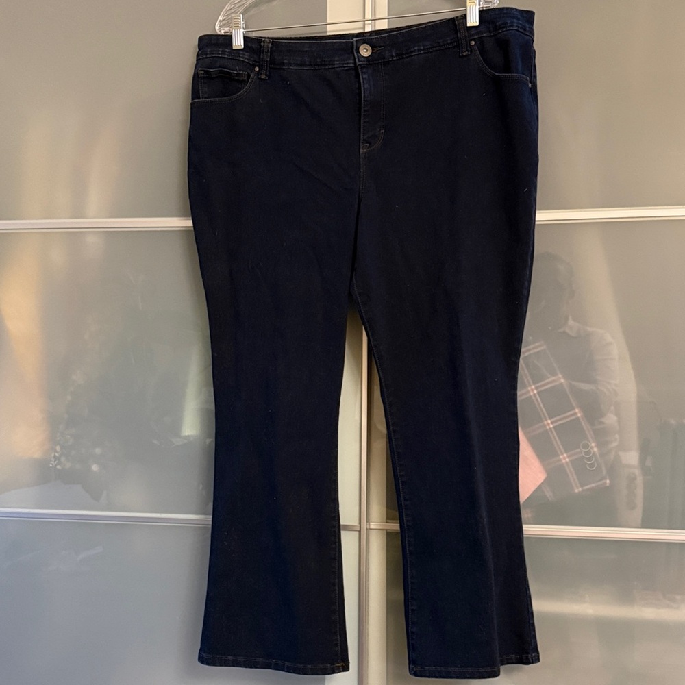 Style & Co. Navy Flare Jeans